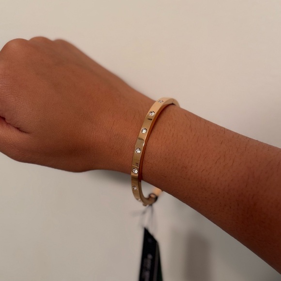 Kate Spade Gold Bracelet with Crystal Details - Picture 1 of 4